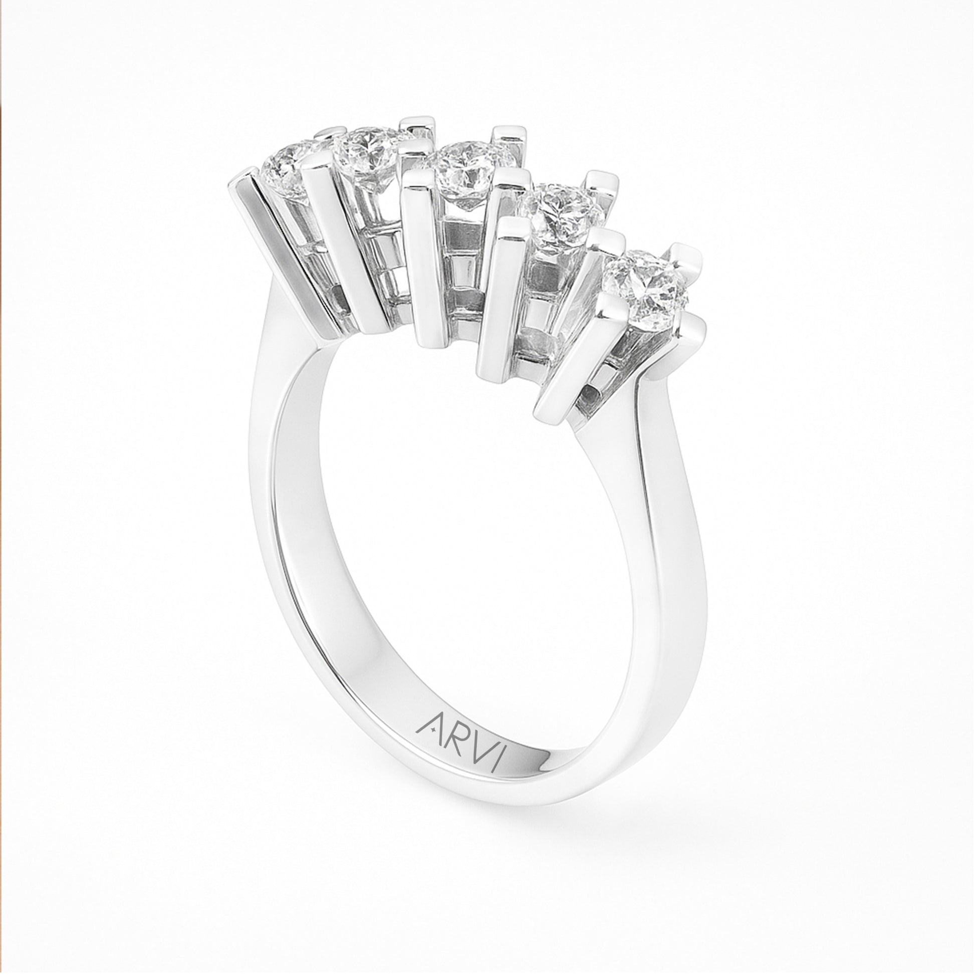 0,60 Karat Pırlanta Beştaş Yüzük - Arvi Jewellery
