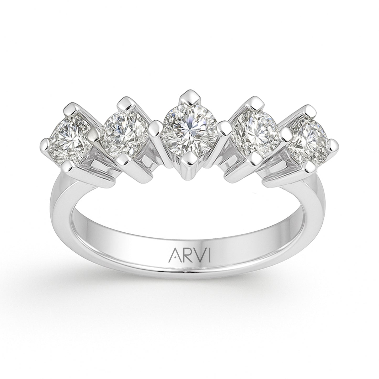 0,90 Karat Pırlanta Beştaş Yüzük - Arvi Jewellery