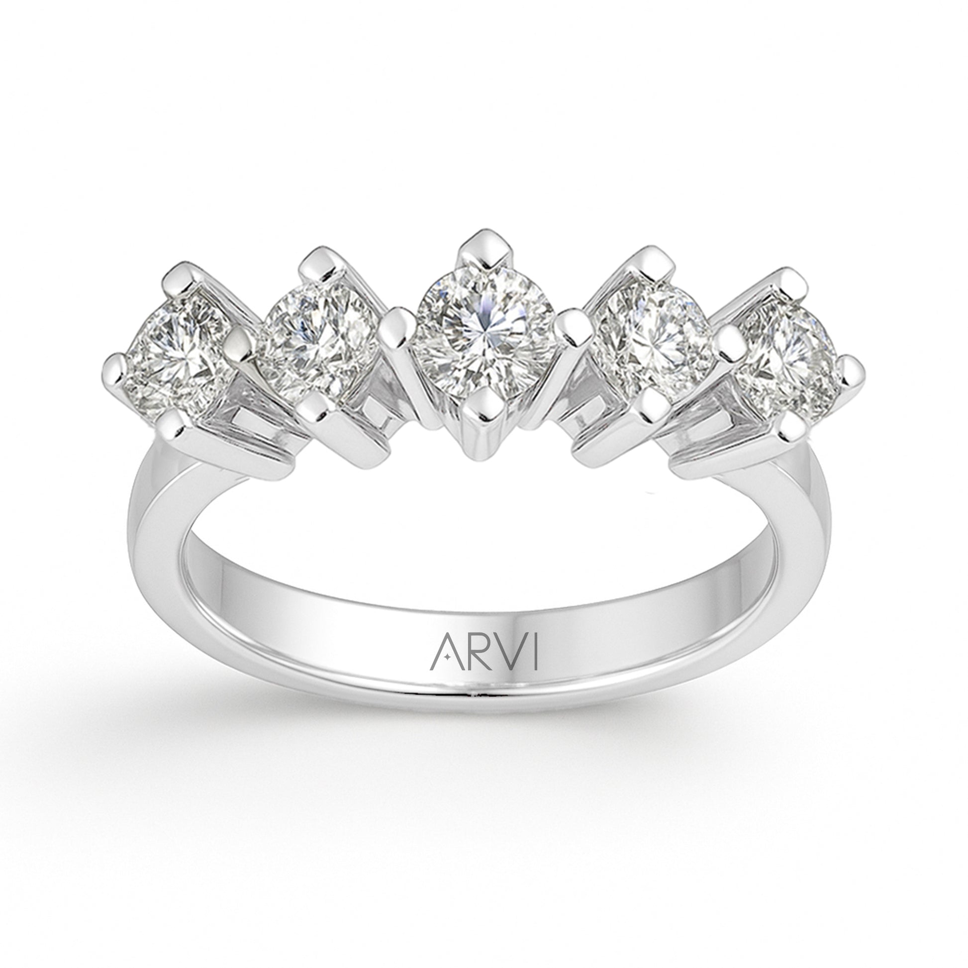 0,90 Karat Pırlanta Beştaş Yüzük - Arvi Jewellery
