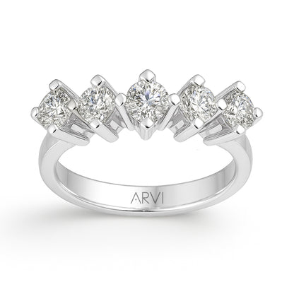 0,90 Karat Pırlanta Beştaş Yüzük - Arvi Jewellery