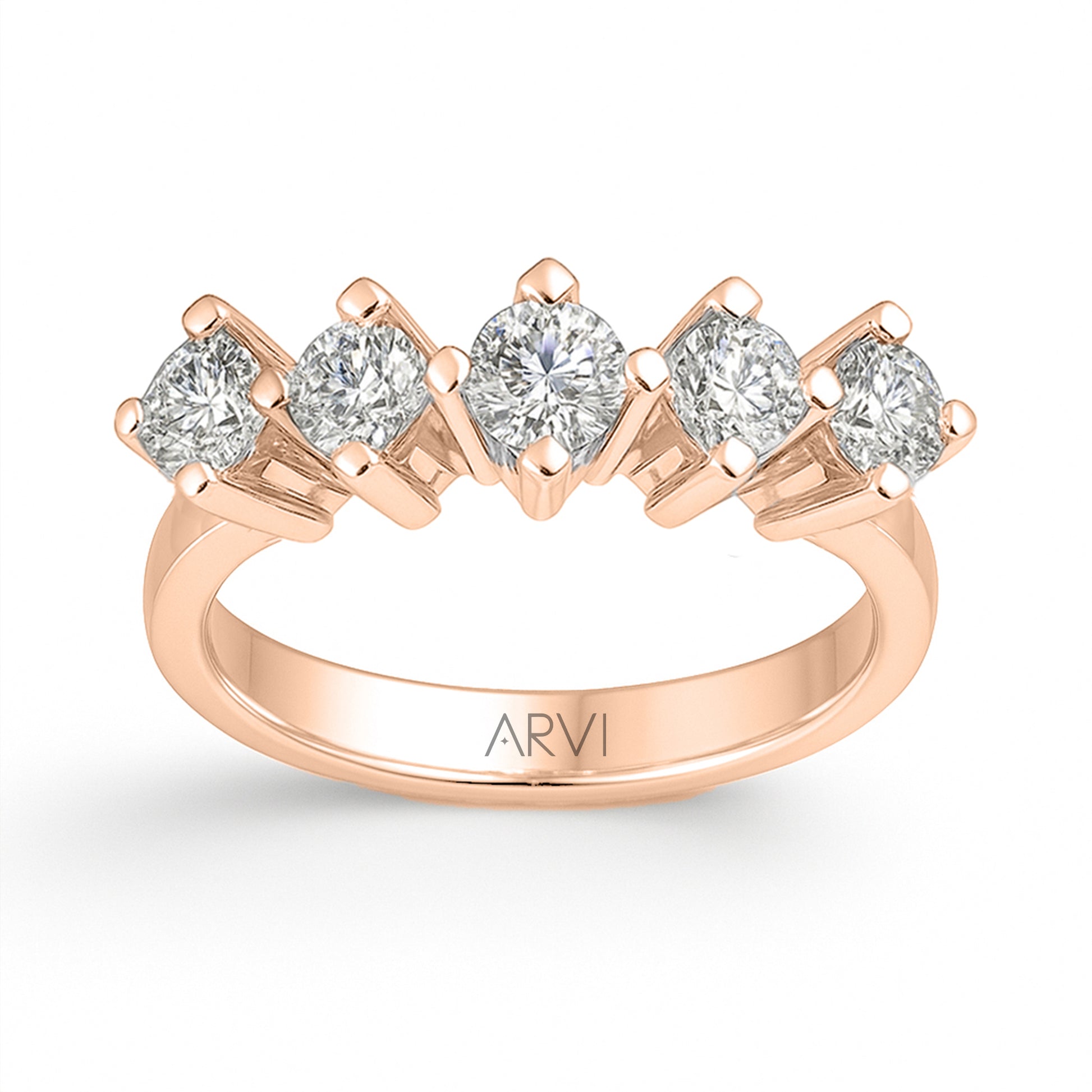 0,90 Karat Pırlanta Beştaş Yüzük - Arvi Jewellery