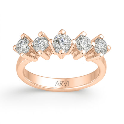 0,90 Karat Pırlanta Beştaş Yüzük - Arvi Jewellery