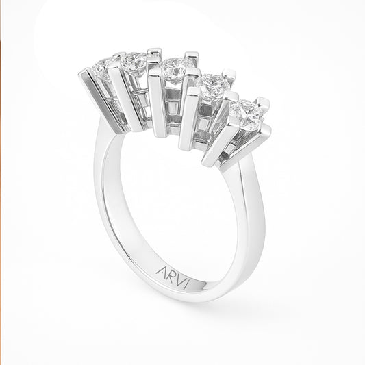 0,90 Karat Pırlanta Beştaş Yüzük - Arvi Jewellery