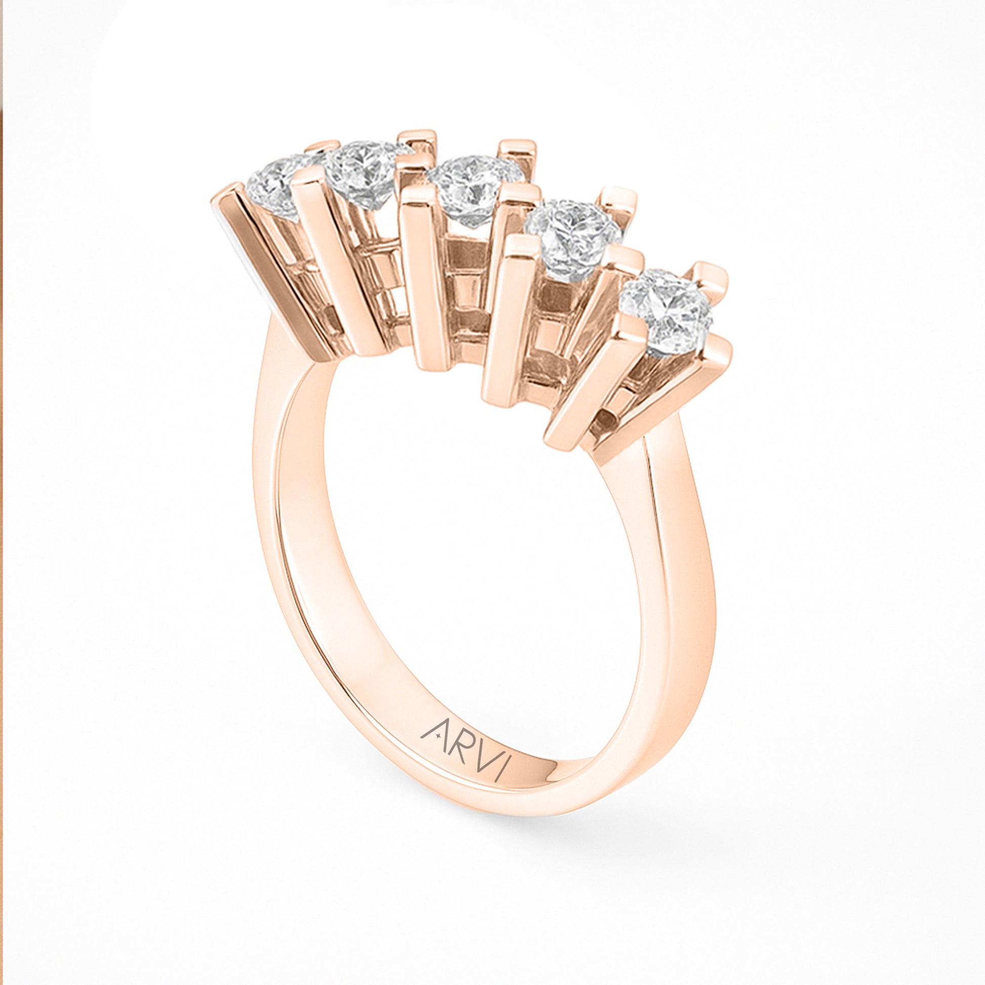 0,90 Karat Pırlanta Beştaş Yüzük - Arvi Jewellery