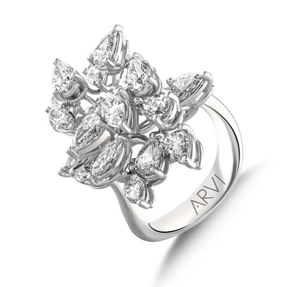 3,91 Karat Damla Markiz Pırlanta Rüya Yüzük 1 - Arvi Jewellery