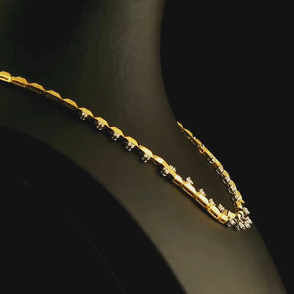 1,78 Karat Zikzak Pırlanta Kolye