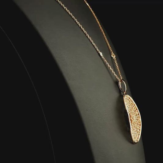 0,94 Karat Pırlanta Tasarım Kolye