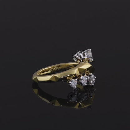 0,91 Karat Zikzak Pırlanta Yüzük