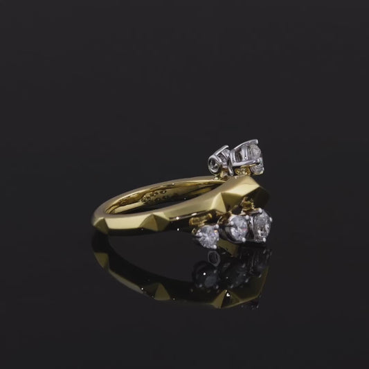 0,91 Karat Zikzak Pırlanta Yüzük