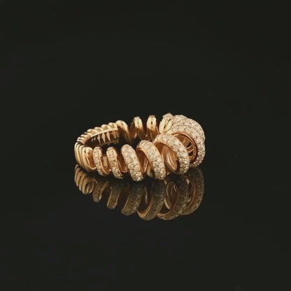 1,40 Karat Sarmal Pırlanta Yüzük