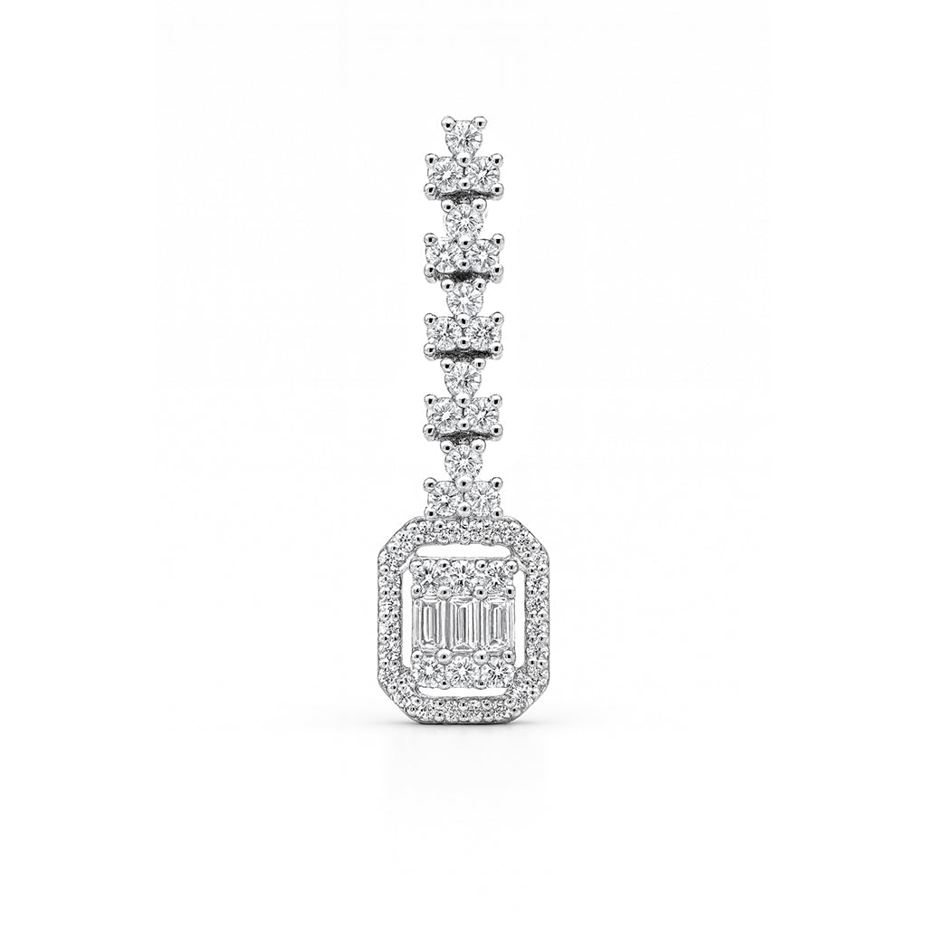 Baget Pırlanta Küpe - Arvi Jewellery