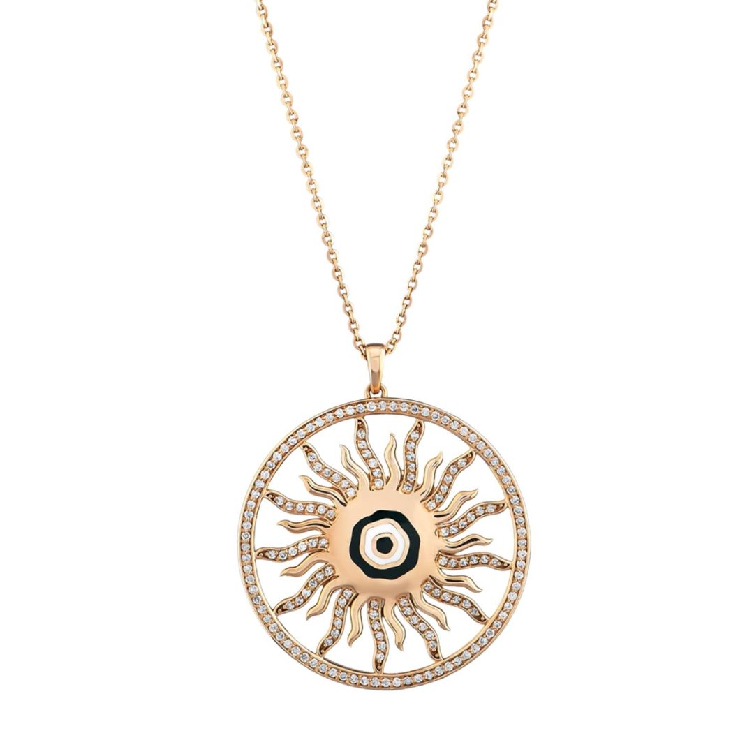 Evil Eye-Sun Necklace